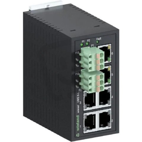 Ethernet switch WIENET UMS 6-L WIELAND 83.040.0000.1
