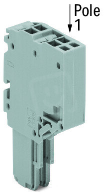 Pružinová svorka Push-in CAGE CLAMP 1,5mm2 šedá 2pól. WAGO 2020-202