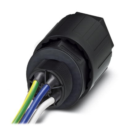 QPD W 4PE6,0 9-14 M25 1,0 BK Stěnová průchodka QUICKON 1410393