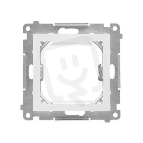 Adaptér přechodový (průchodka) pro zařízení standardu 45 × 45 mm bílá matná