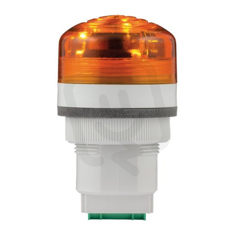 Svítidlo se zvukovým signálem P40 A LED 12/24V ACDC IP65 85 dB M30 oranžová