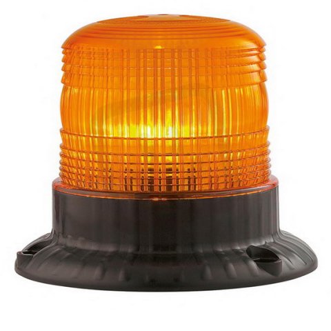 Maják LED FORK PLUS 10/100 V, DC, IP54, oranžová, černá SIRENA 84667