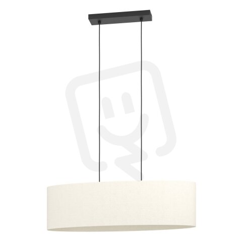 Závěsné svítidlo FEBRES E27 černá/bílá 2X60W IP20 EGLO 901261