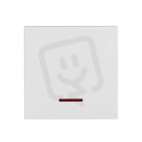 Kryt spínačů a ovladačů s červeným průhledem, bílý SCHRACK EV102008--