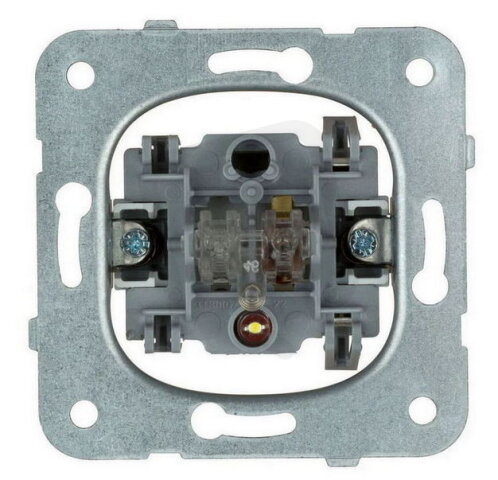 Přístroj ovladače (tlačítko) 0/1, signálka L-L1, bezšroubové SCHRACK EV100029--