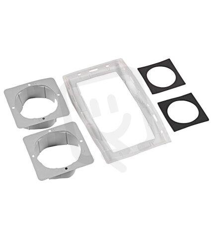 Těsnění pro přístroj a zásuvku dvojité, IP44 SCHRACK EV107105--