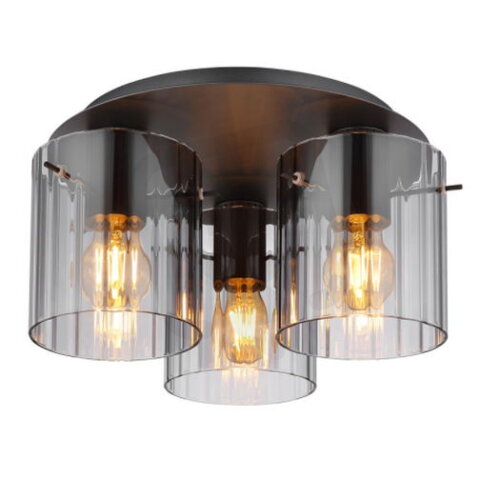 Stropní svítidlo TULIVAR šedá 40W E27 IP20 GLOBO 15904-3D