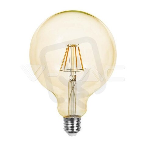 LED Bulb 12W Filament E27 G125 Amber Cover 2200K VT-2143 V-TAC SKU217456