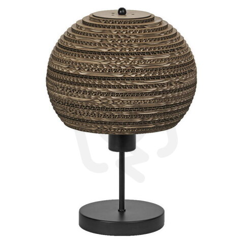 DECOR CARDBOARD BALL TABLE E27     LEDV