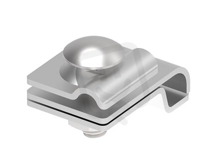 Držák vedení na falc, drát 8/10mm, materiál Inox GROMTOR 404813