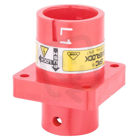 Vestavné pouzdro EPIC POWERLOCK A6 S L1/RD QP M12 (1) LAPP 44420321