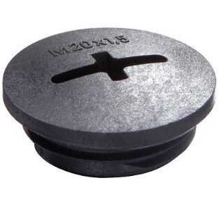 Záslepka EVSG M50X1,5 PA BK IP56 WISKA 10061836