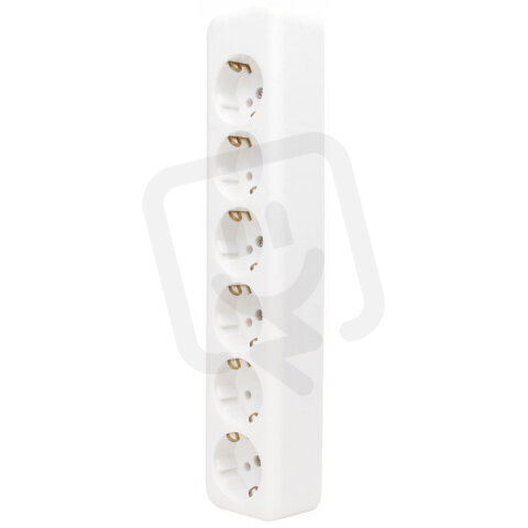 129401009 6-way multiple socket outlet,