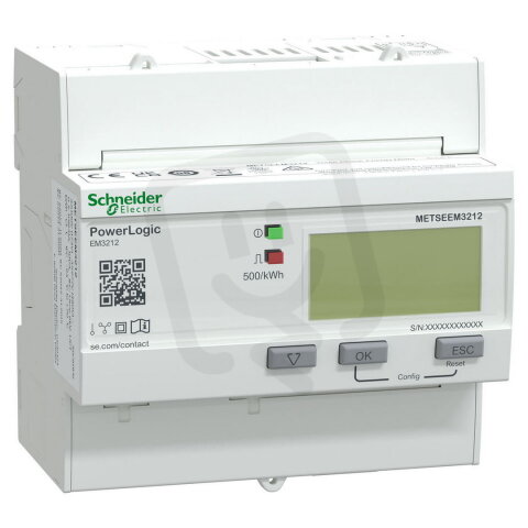 METSEEM3212 Elektroměr, přímý 63A, pulzn