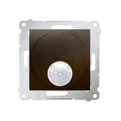 Spínač automatický s pohybovým senzorem, 20-500 W,hnědá matná metalizované