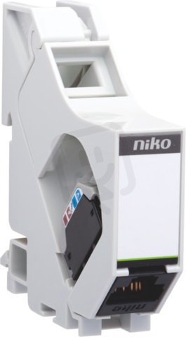 Data zásuvka na DIN-lištu RJ45 STP (stíněné) CAT5E NIKO 650-14555
