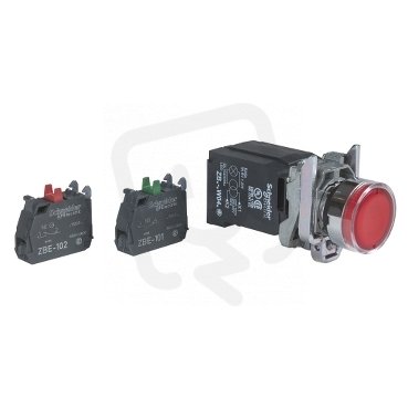 Ovládač stiskací prosvětlený, 1Z + 1V SCHNEIDER XB4BW3435