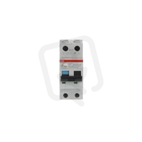 ABB DS201 C25 AC300 kombinace jistič/chránič 2P (1P+N) 25A 300mA C 6kA AC