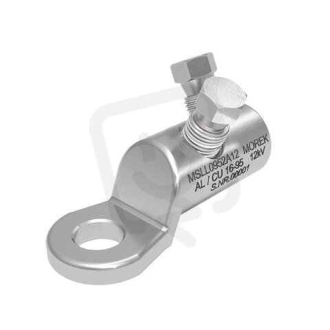 Kabelové oko MSLL96 Al/Cu 16-95mm2 M12 s trhacími Al šrouby do 12 kV