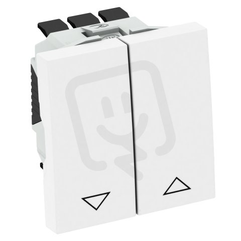 OBO RT-BS RW1 Roletový spínač 10 A 250 V čistě bílá Polykarbonát PC