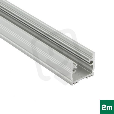 4738441 Al profil FKU48 pro LED, bez plexi, 2 m FKU48-2M