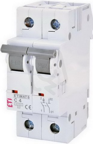 Jistič ETIMAT 6 1p+N C4 6kA ETI 002142510
