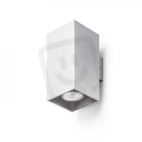 AGATE II nástěnná česaný hliník 230V GU10 2x35W RENDL R12678