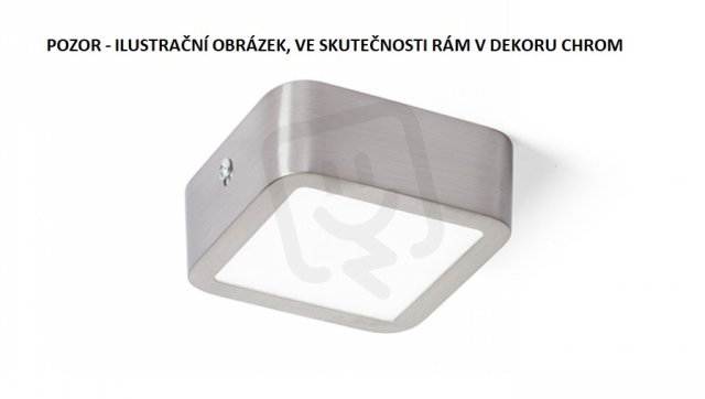 HUE SQ 9 stropní chrom 230V LED 6W 3000K RENDL R12807