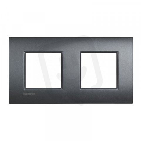 BTICINO LIVINGLIGHT RÁMEČEK AIR 2+2MODULOVÝ ANTRACIT LNE4802M2AR