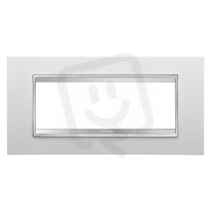 CHORUS Rámeček Lux, 6 násobný, mléčná bílá GEWISS GW16206TB