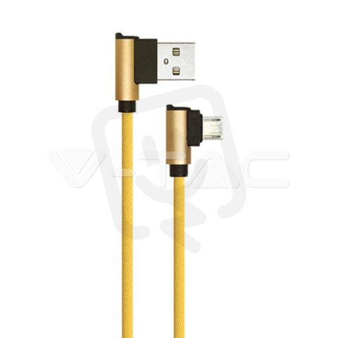 1 M Micro USB Cable Gold Diamond Series VT-5362 V-TAC SKU8637