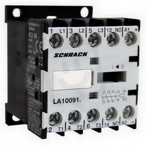 Stykač K1-09D10,24VDC-varistor SCHRACK LA10091B--