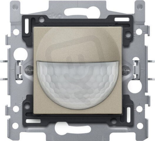 Detektor pohybu 230V/10A 180°/8m CHAMPAGNE COATED NIKO 157-78010
