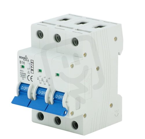 Jistič 3P B 25A 6kA BEMKO 101023