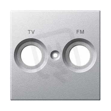 Merten Centrální deska FM+TV pro anténní zásuvku Aluminium SCHNEIDER MTN299560