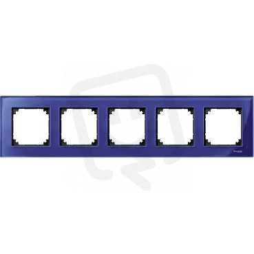 Schneider MTN4050-3278 Rámeček 5násobný M-Elegance Sapphire Blue