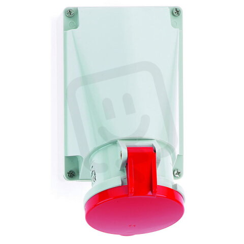 Zásuvka nástěnná 63A 5p 400V IP44 6h BALS 1124