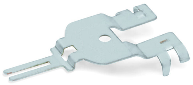 Plech pro připojení stínění 3pól. pro zásuvky a zástrčky stříbrná WAGO 770-523