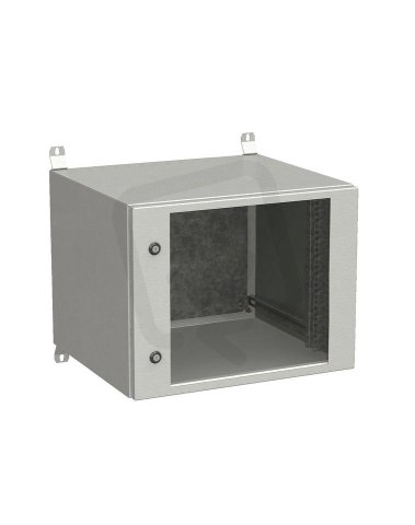 Rozvadeč nástěnný venkovní LC-20 9U 600x500 dveře sklo 2x1bod.zámek