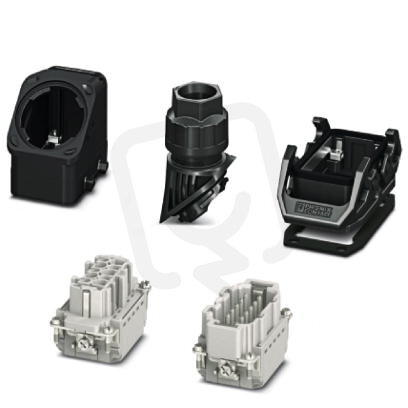 HC-EVO-B10PT-BWD-HL-M25-PLRBK Sada zástrček 1407711