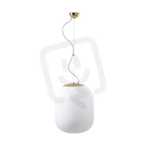 Závěsné LED svítidlo se skleněným stínidlem TANIA L1 27W IP40 DALI 3K mosaz