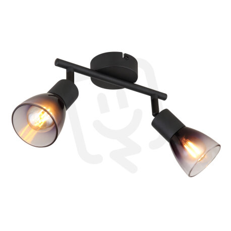 Nástěnné svítidlo SATELLA černá 2x25W E14 IP20 GLOBO 54312-2