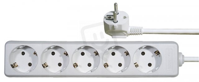 Prodlužovací kabel 5 zásuvek 1,5M SCHUKO Emos P0521
