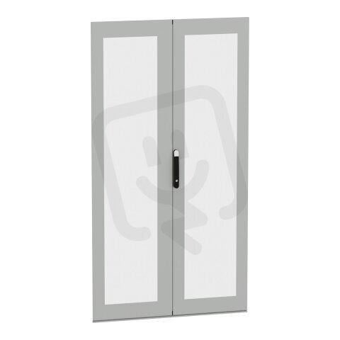 Dvoukřídlé transparentní dveře, PanelSeT SFN, 2200x600 SCHNEIDER NSYSFND22122DT