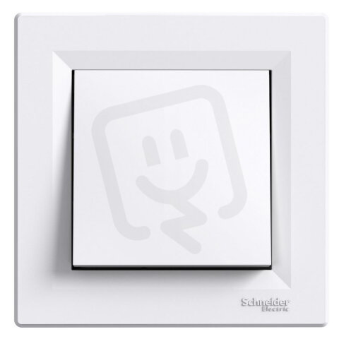 ASFORA Spínač jednopólový, ř.1, bílá SCHNEIDER EPH0101121