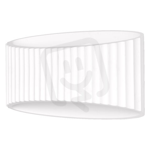 Decor Plaster Band Wall 345 1XE27 White OSRAM 4099854454400