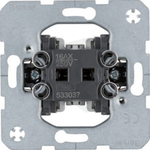 Vypínač, kolébkový, řazení 7, 10 AX, 250V, modul přístroje HAGER WDEM3037