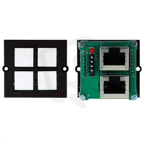 Bachman 917.193 Uživatelský modul 4x tlačítko 2xRJ45 černá/bílá