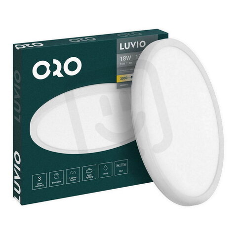 LED stropní svítidlo ORO LUVIO 18W CCT S-DIMM LED-POL ORO33522