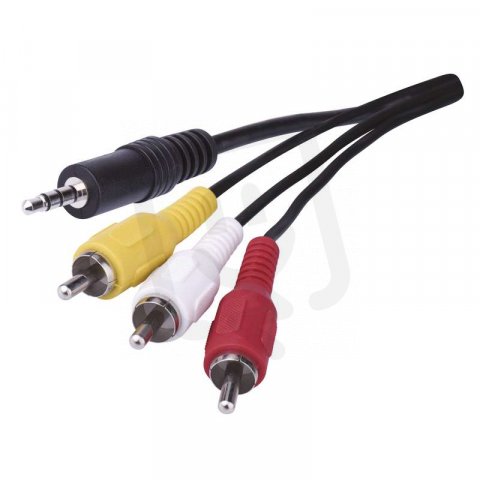 JACK kabel 3,5MM/M-3RCA/M 1,5M Emos SB5401